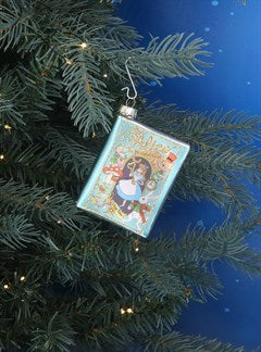 Alice in Wonderland Glass Book Decoration