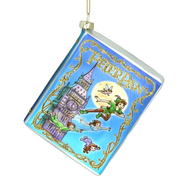 Peter Pan Glass Book Decoration