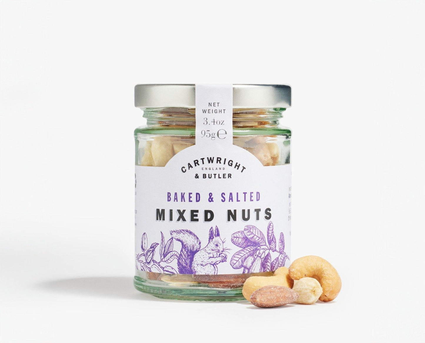 Cartwright & Butler Baked Salted Classic Mixed Nuts in Jar