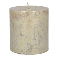 Gold Pillar Candle, Large