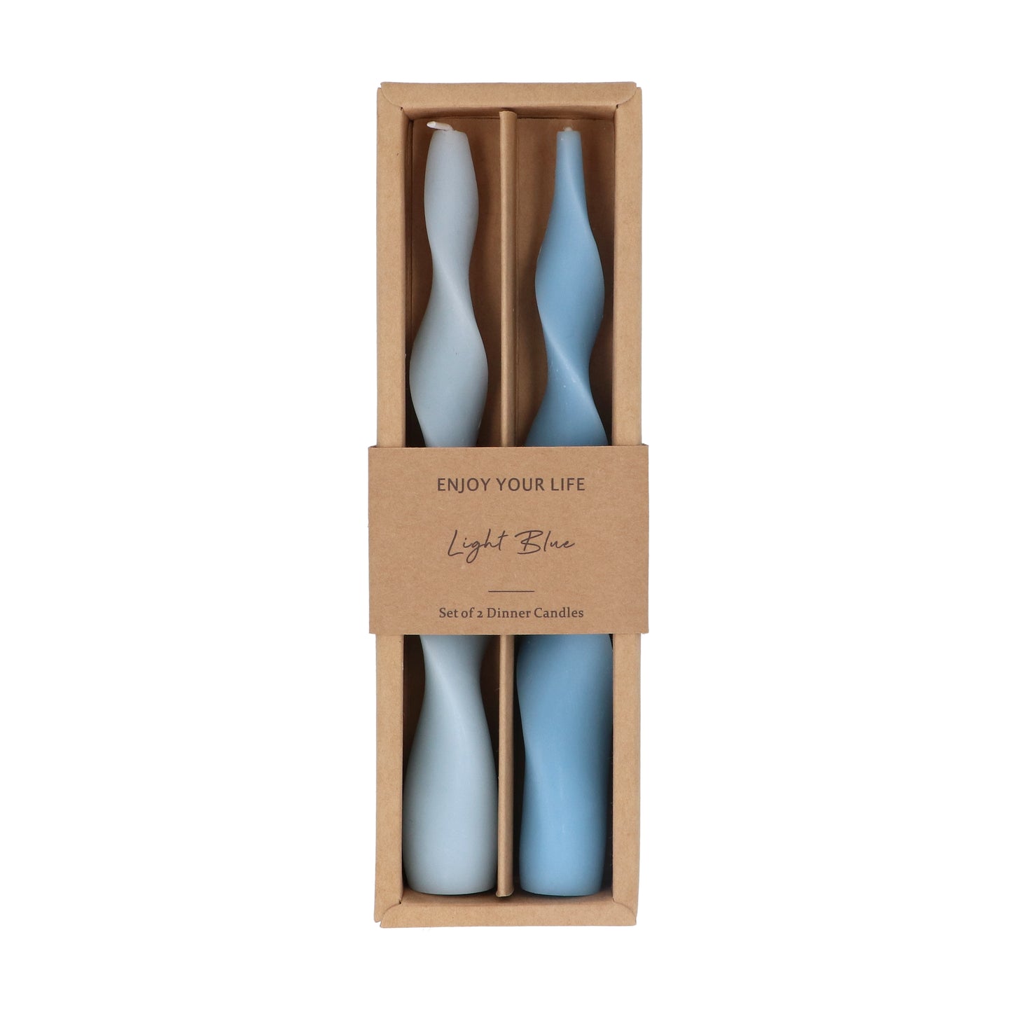 Tonal Blues Twisted Candles