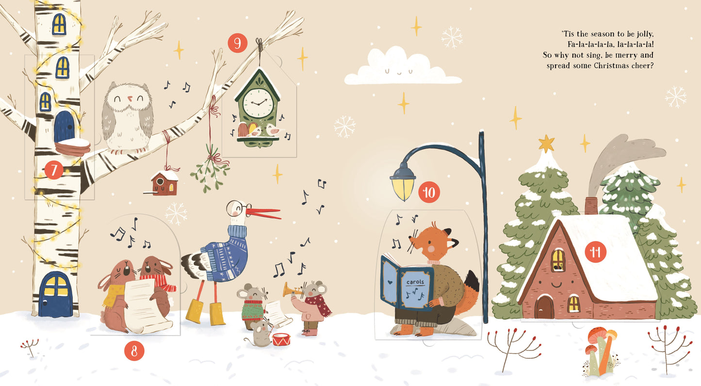 Counting Down To Christmas: Advent Book (Lift Flap) (Board)