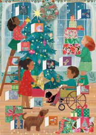A Christmas Party Advent Calendar Card