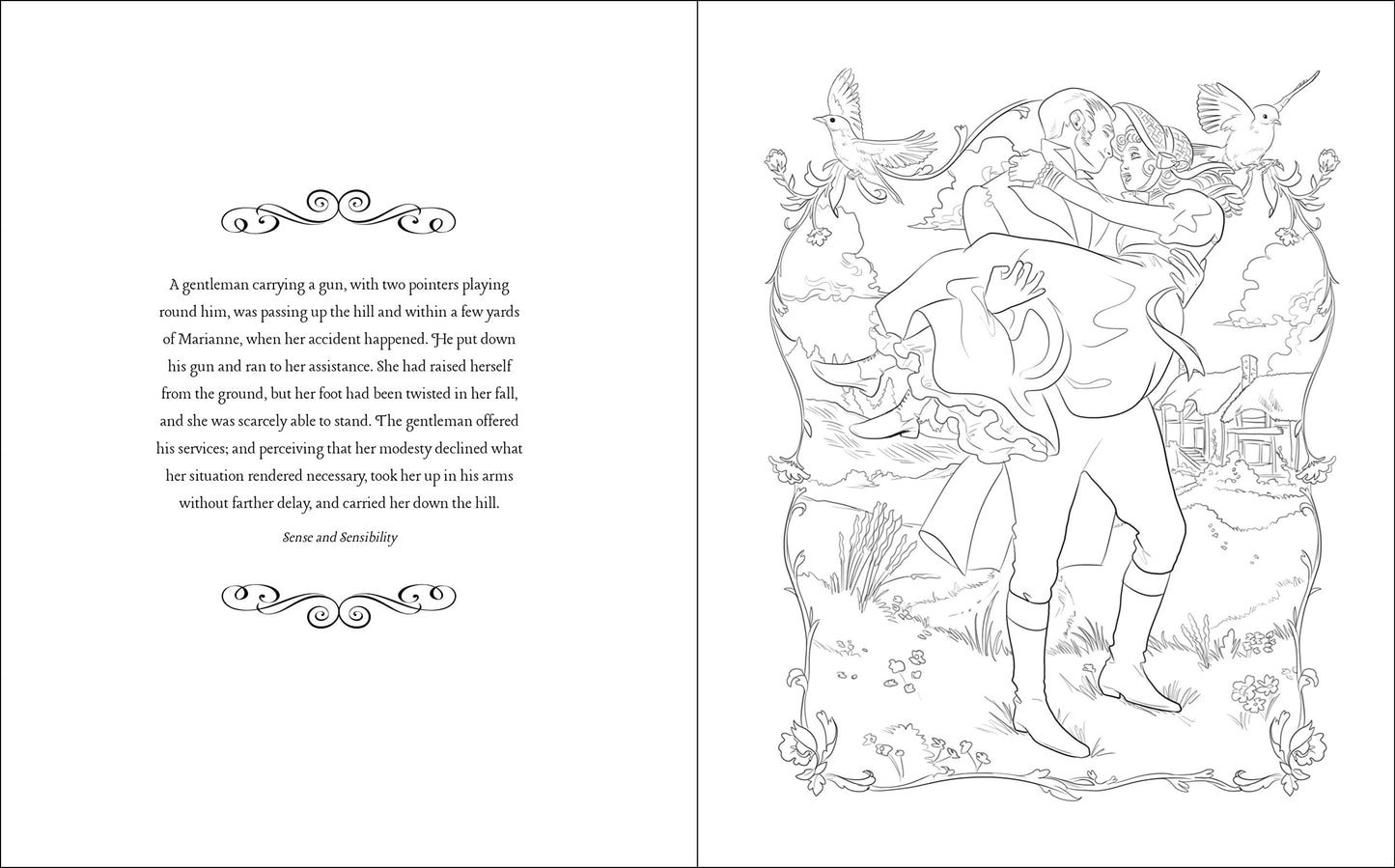 Jane Austen Colouring Book