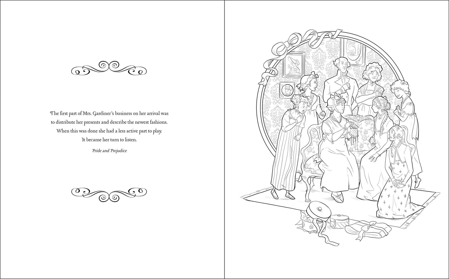 Jane Austen Colouring Book