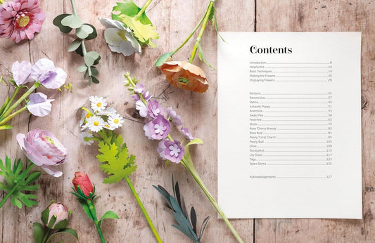 Bouquet in a Book (Press Out & Make)