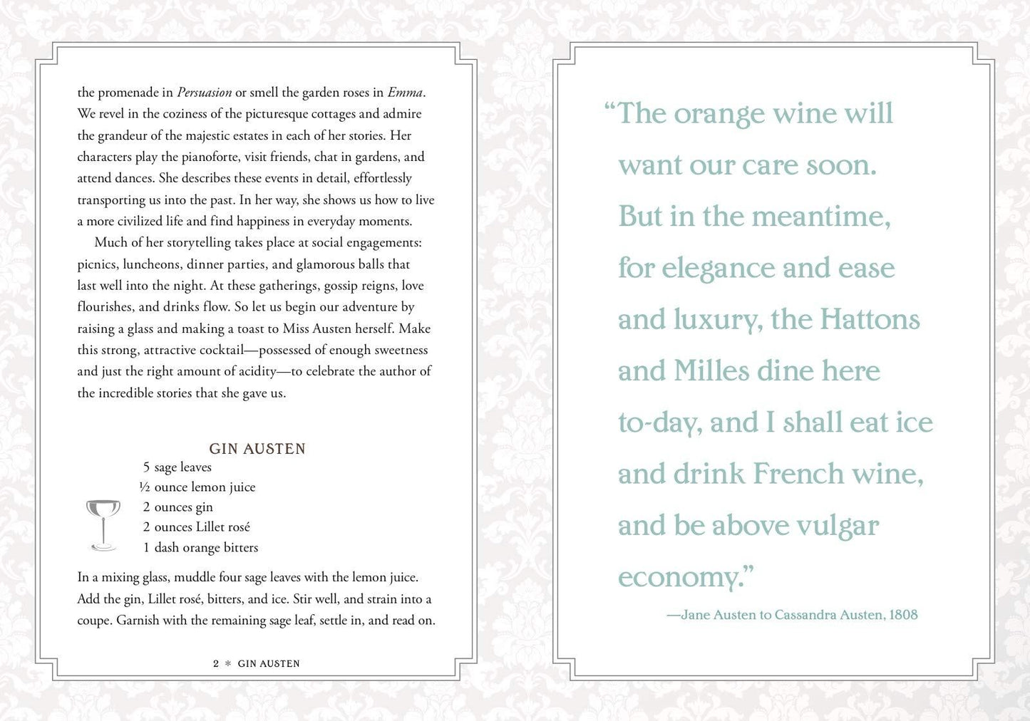 Gin Austen: 50 Cocktails to Celebrate the Novels