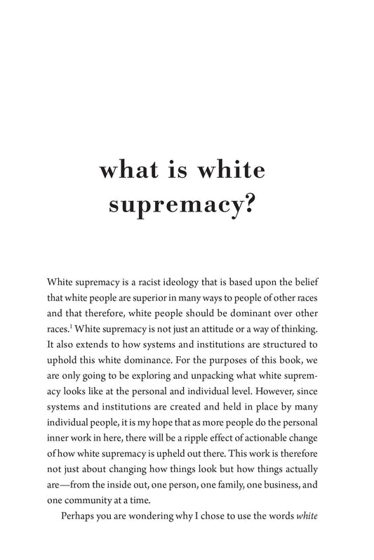 Me and White Supremacy - PB