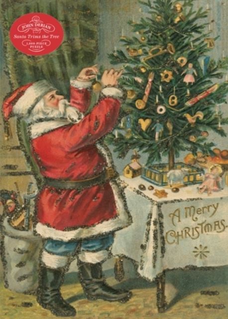 John Derian Santa Trims the Tree: 1000 Piece Jigsaw Puzzle