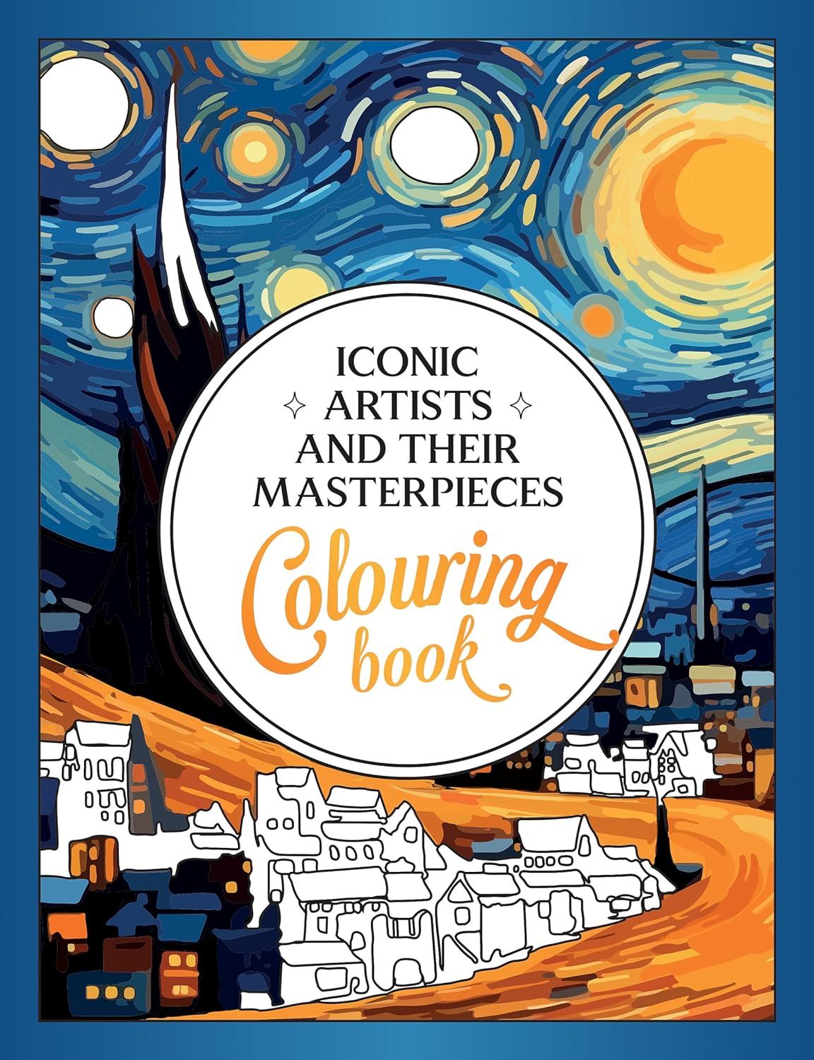 Iconic artists and their masterpieces - colouring book