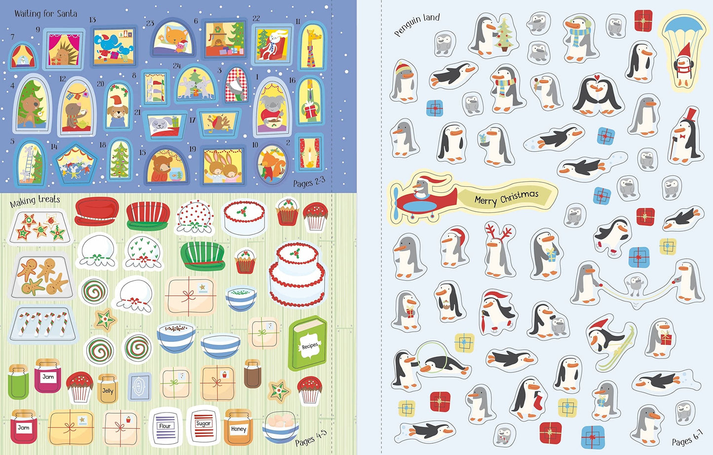 Christmas Sticker Book (Usborne Activities)