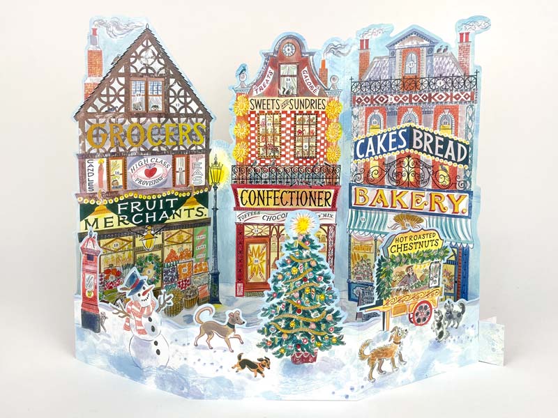 High Street Freestanding Advent Calendar