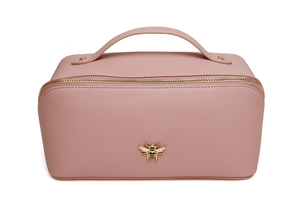 Large Pink Train Case- Alice Wheeler