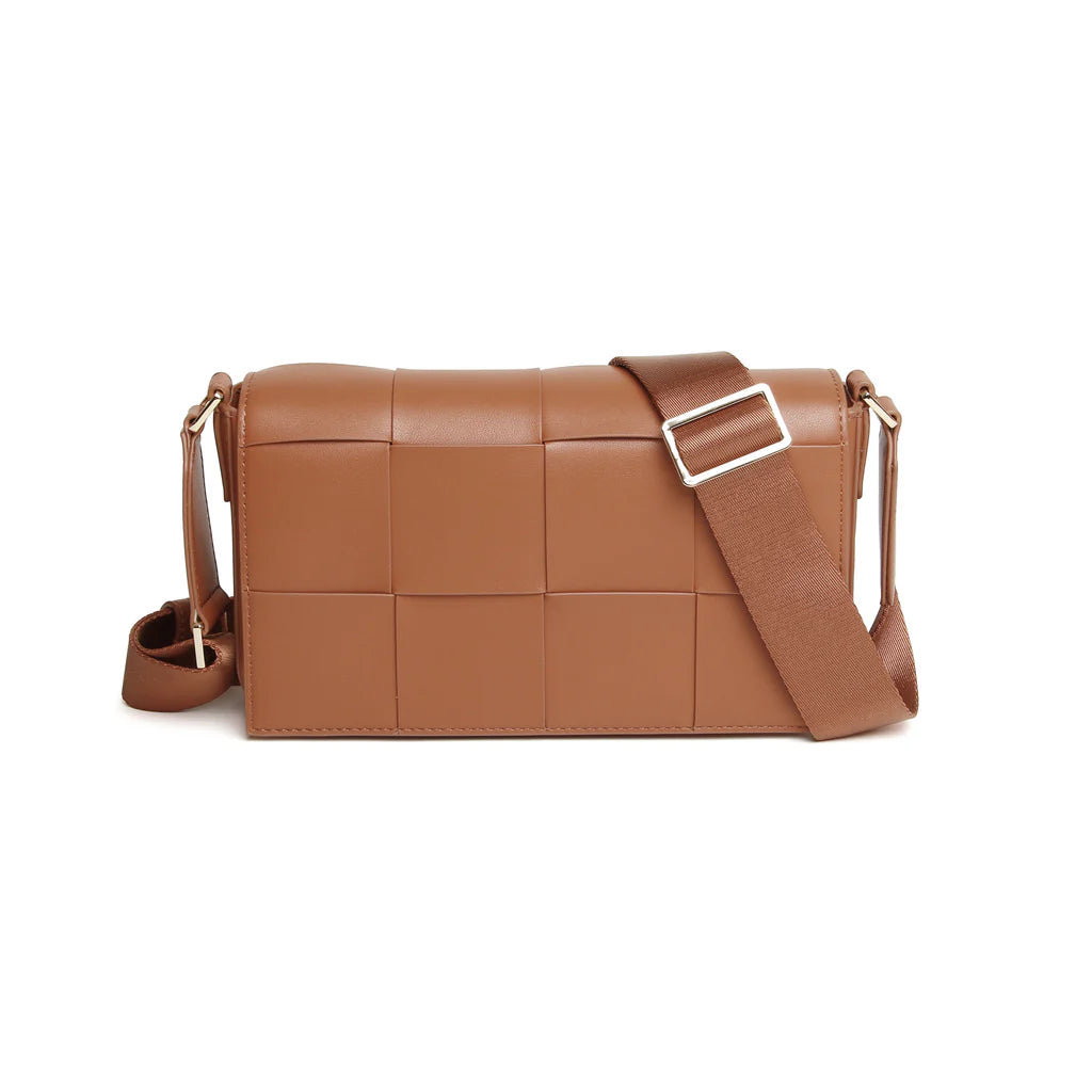 Lisbon Tan Cross Body Bag - Alice Wheeler