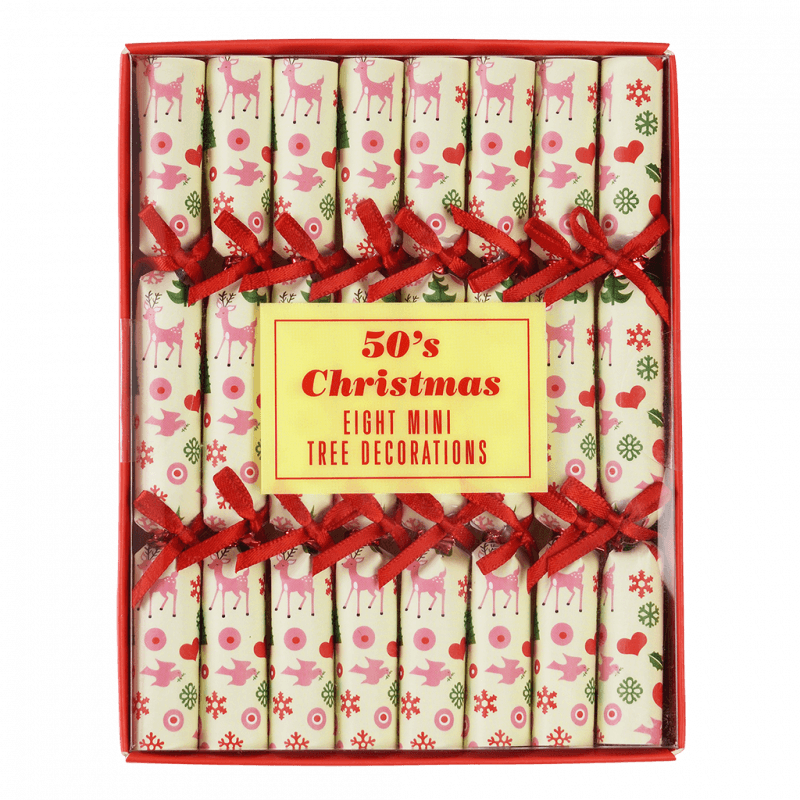 Mini Tree Decorations Pack - 50s Christmas