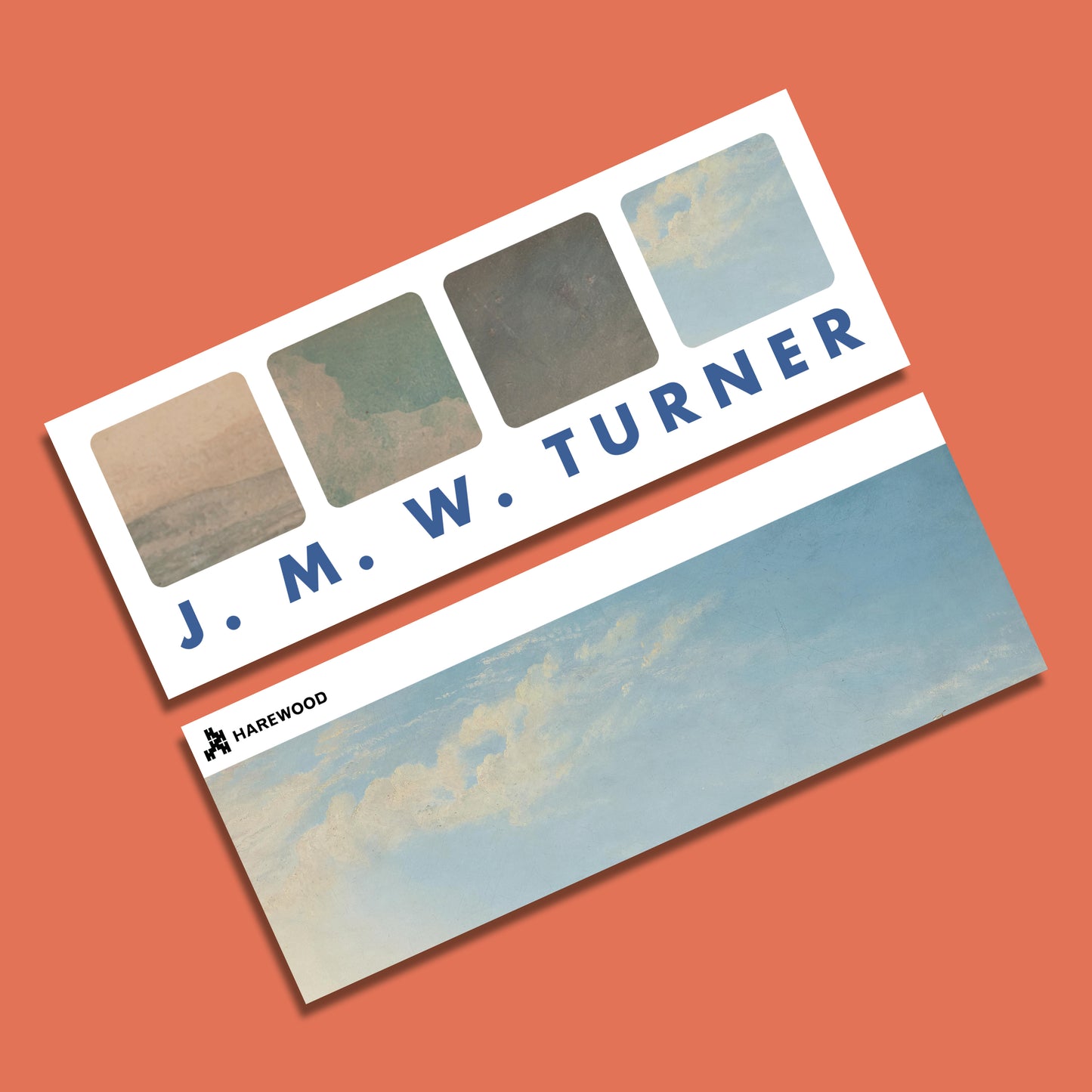 JMW Turner Blue Bookmark