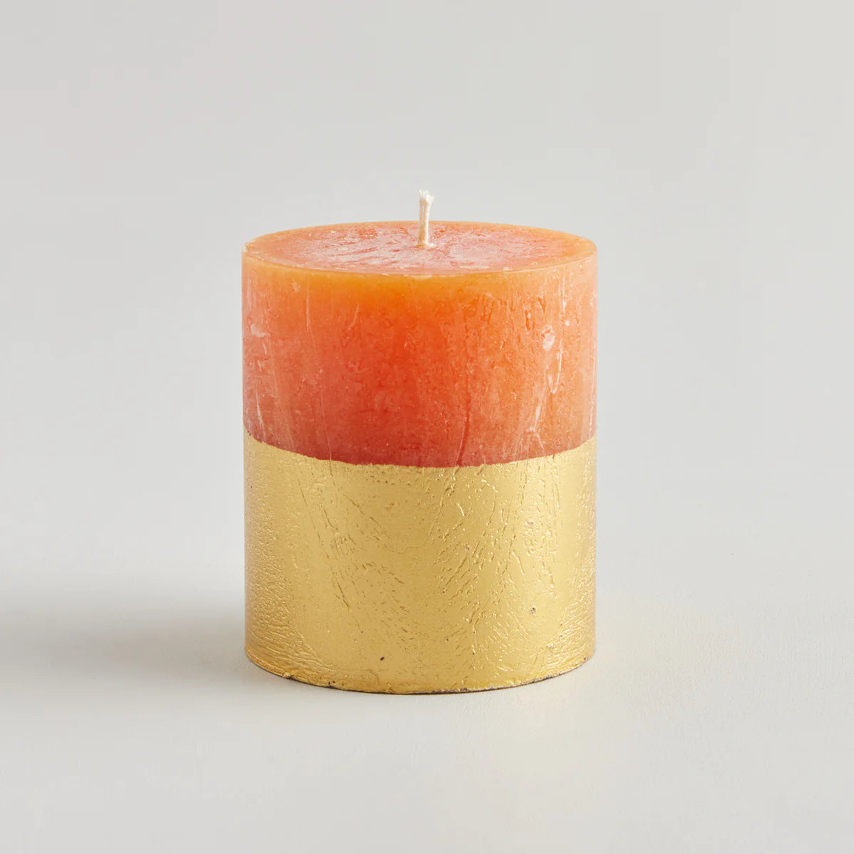 Orange and Cinnamon Gold Dipped Pillar