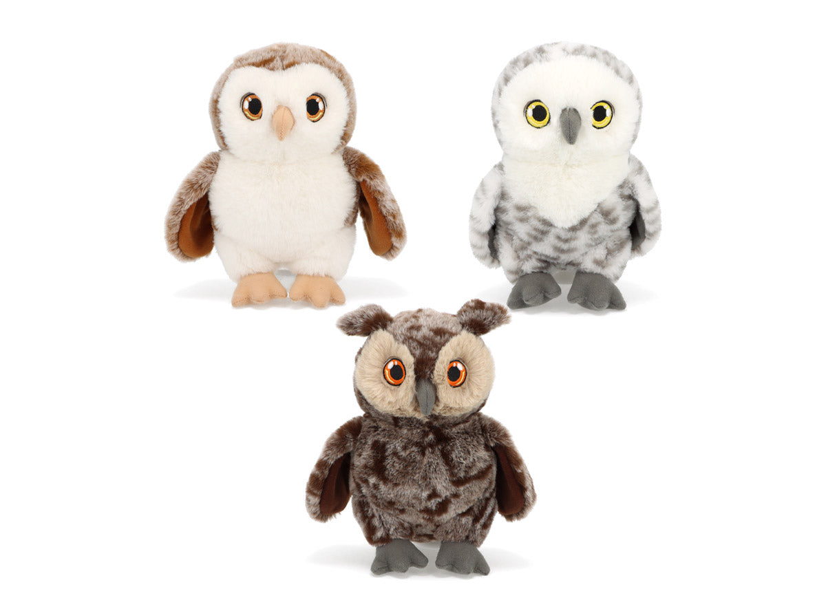 18cm Keeleco Owl (3 Assorted Designs)