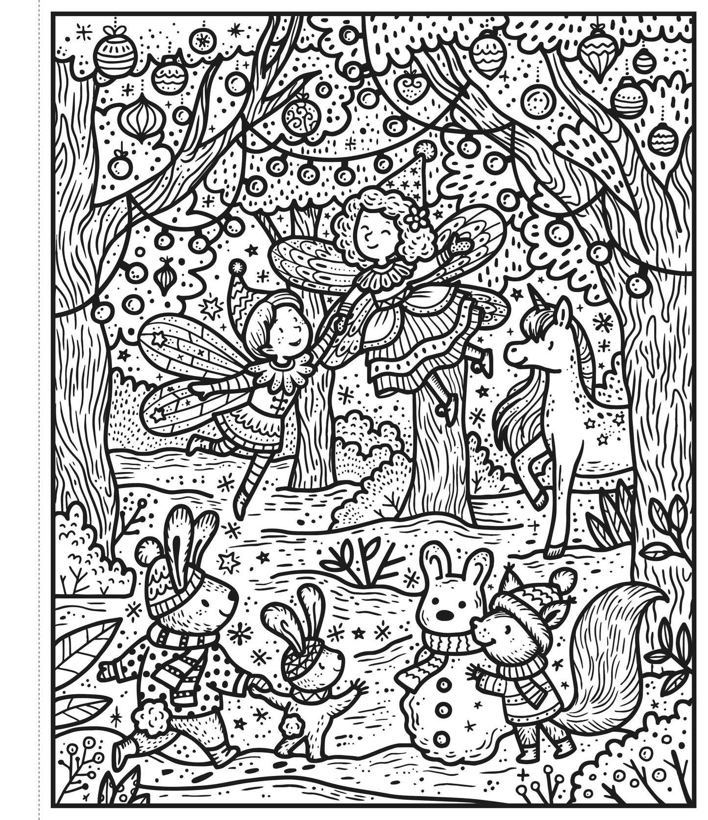 Winter Wonderland Magic Painting Book