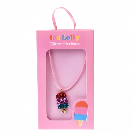 Ice Lolly Glitter Necklace