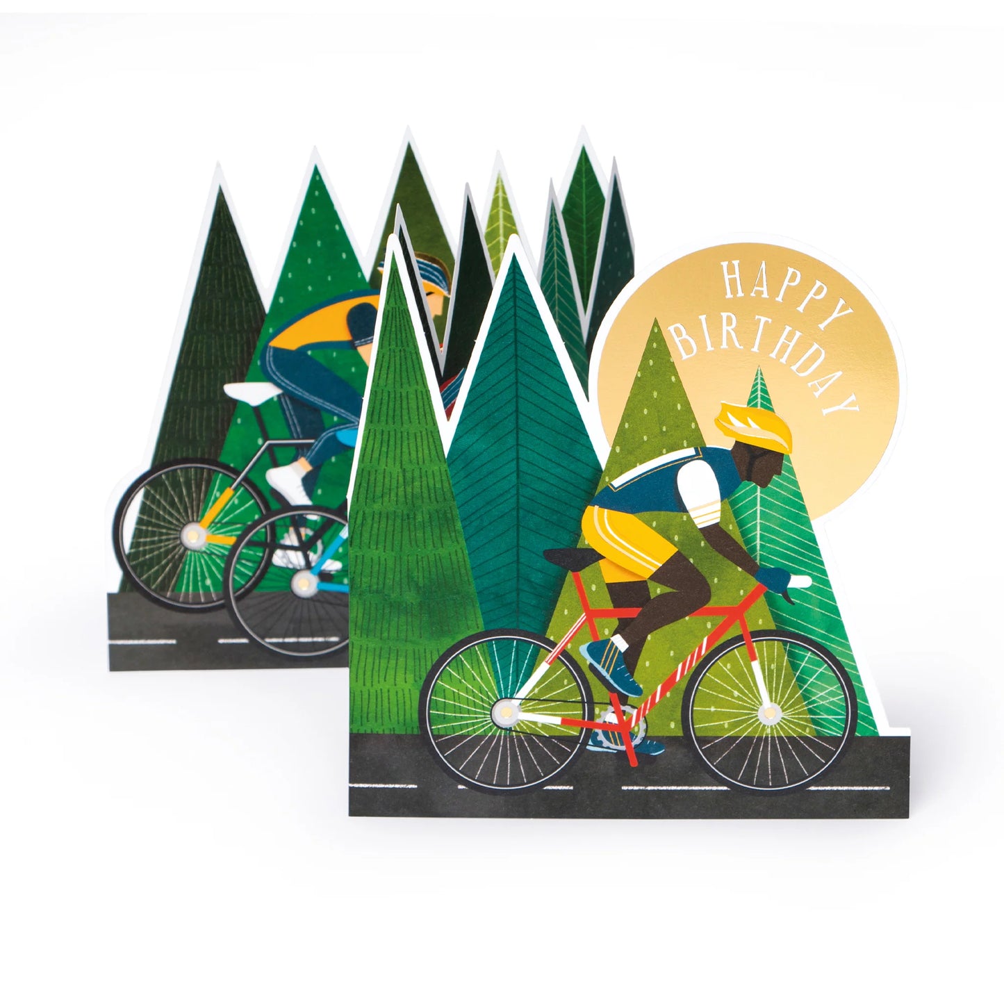 Head of the Peloton - 3D birthday card