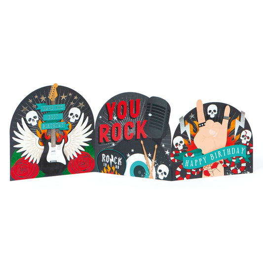You Rock! - 3D birthday card