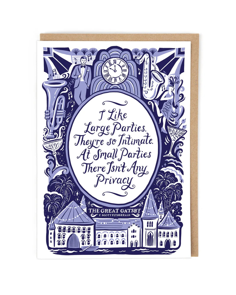 The Great Gatsby Quote Card