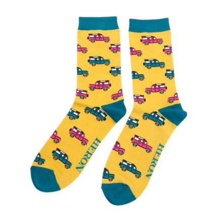 Men's Jeep Socks - Yellow