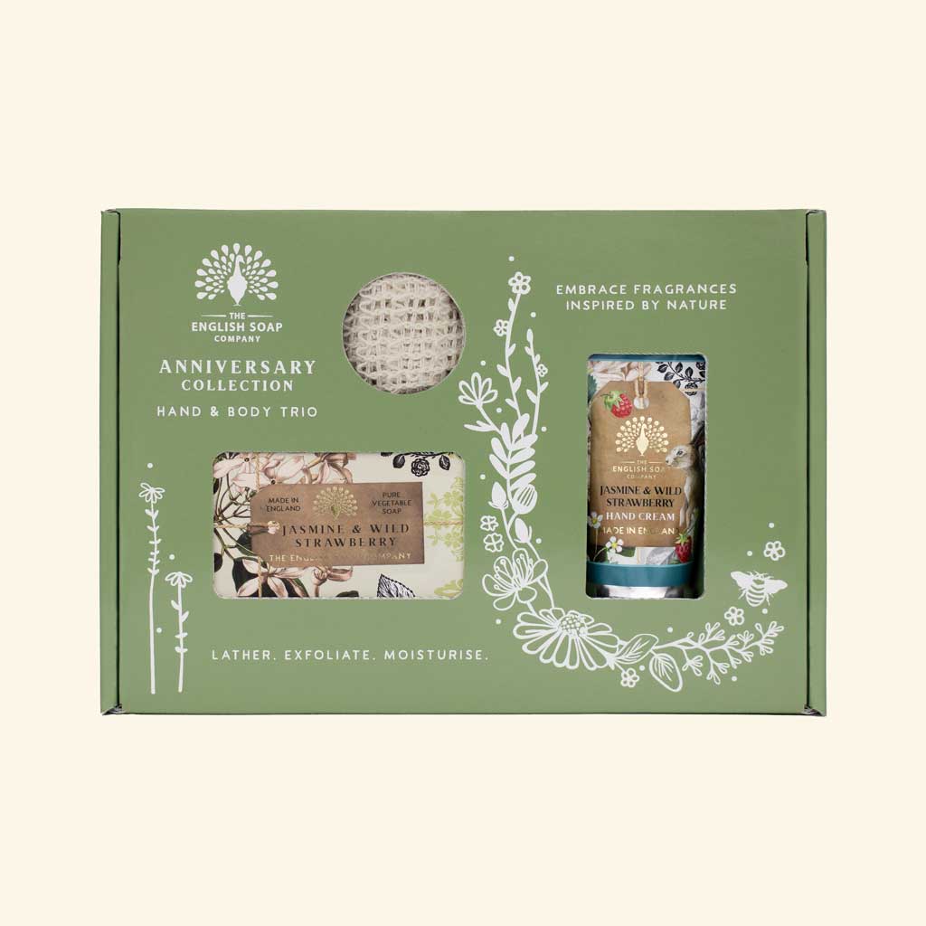 Jasmine & Wild Strawberry Hand & Body Trio Set