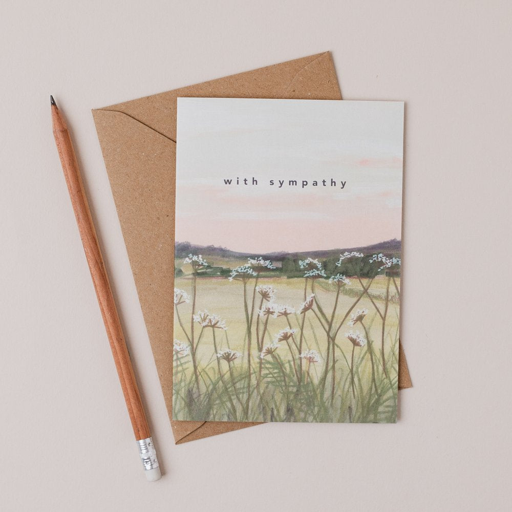 With Sympathy Derbyshire Sunset - Joy Jen Studio