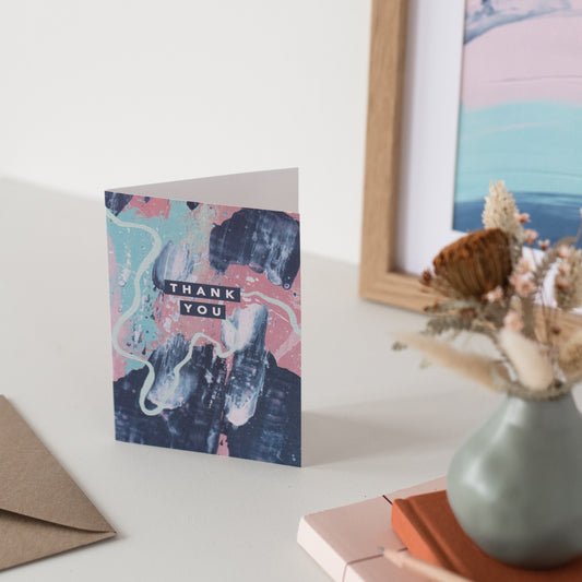 Thank You Purple Wash - Joy Jen Studio