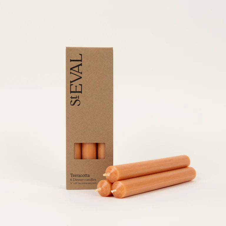 Terracotta 8” Dinner Candles