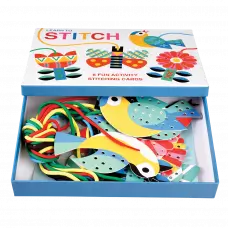 Cardboard Learn to Stitch Activity Set