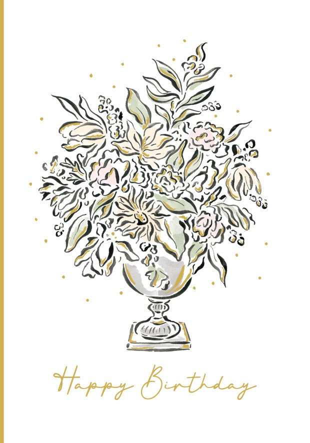 Birthday Flower Vase