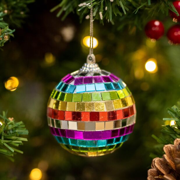 Rainbow Mirror Ball