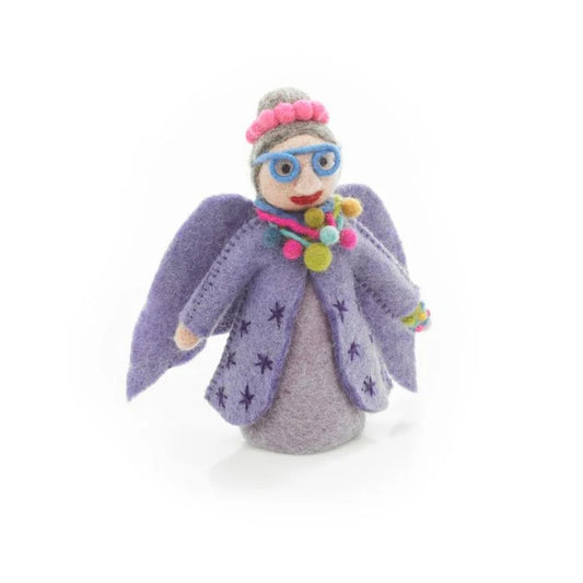 Handmade Felt Funky Fairy Godmother Christmas Tree Topper