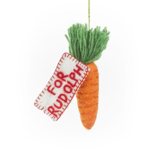 Handmade Felt Snack for Rudolph Hanging Christmas Decoration