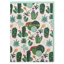 Happy Birthday Cacti - Raspberry Blossom
