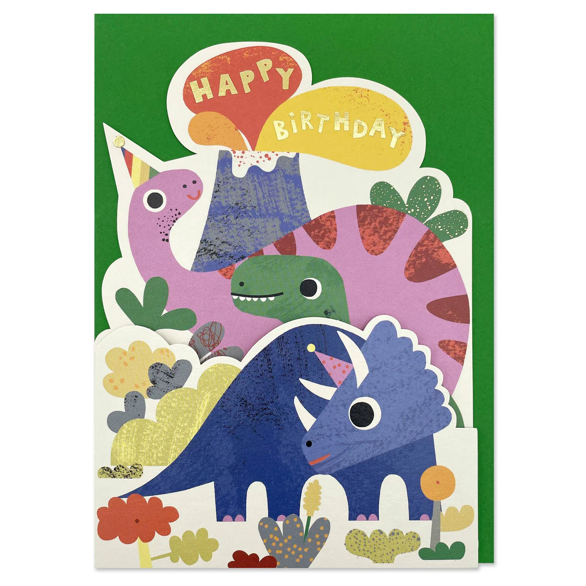 Happy Birthday Have a Dino-mite Day - Raspberry Blossom