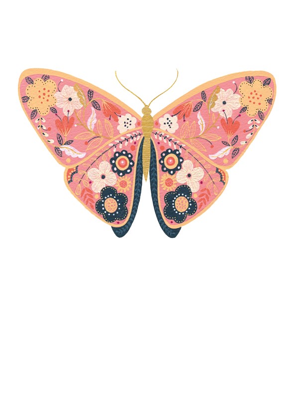 Floral Butterfly