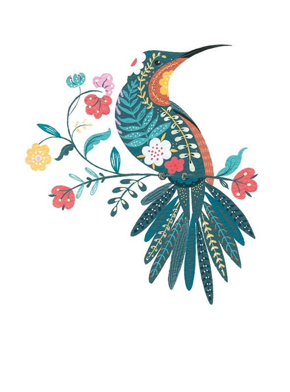 Floral Bird