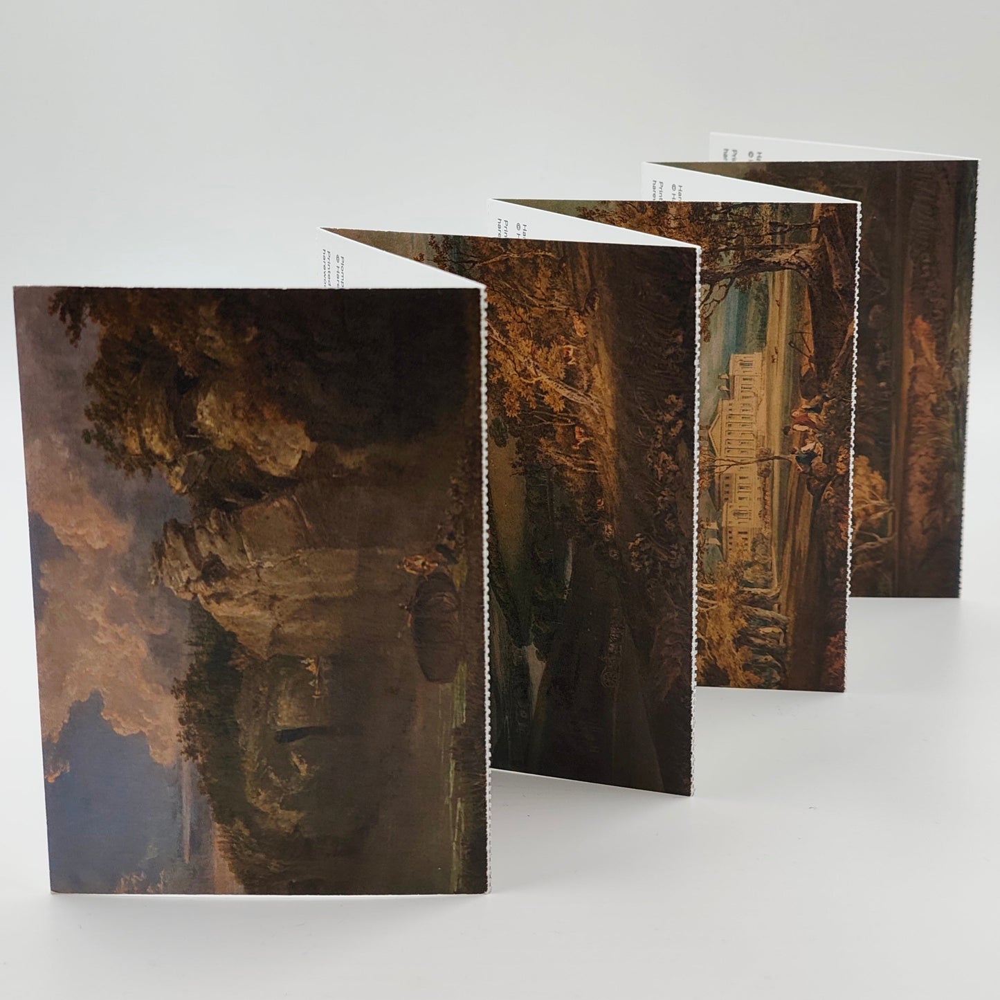 Mini Postcard Concertina Set - The Harewood Turners Circa 1798