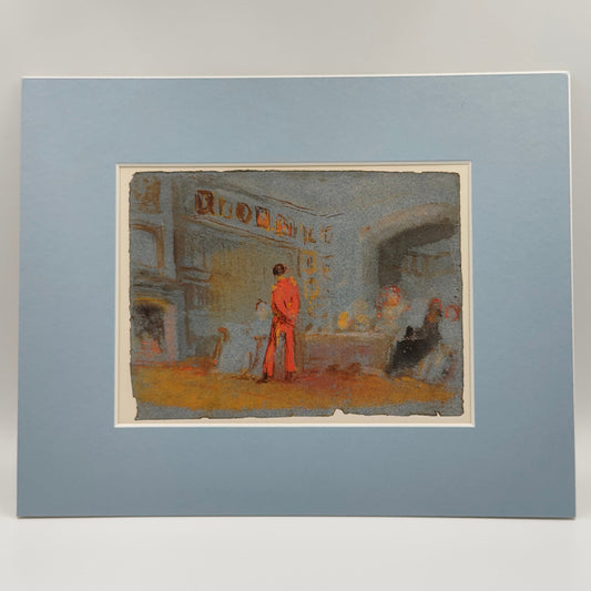 Print - The Red Uniform, 1827, JMW Turner