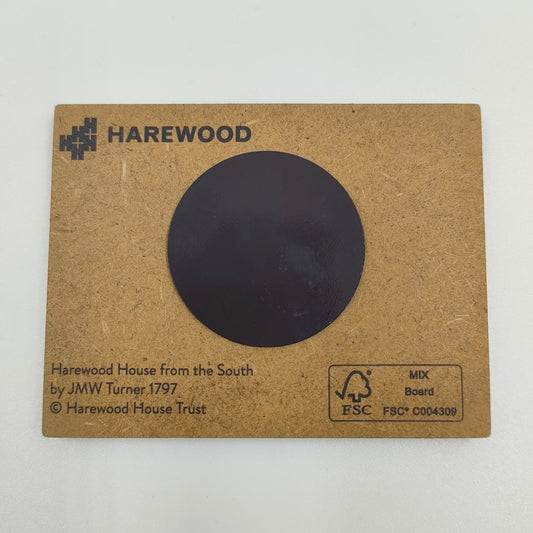 Wooden Magnet - Harewood House from the South by JMW Turner