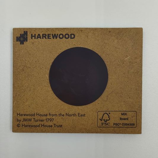 Wooden Magnet - Harewood House from the North East by JMW Turner