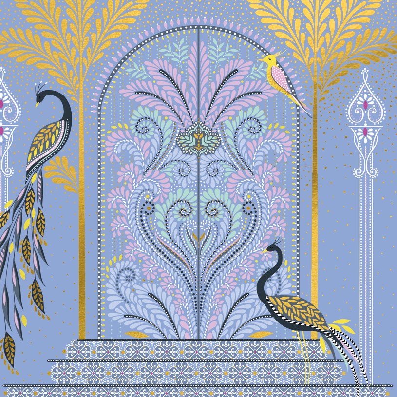 Peacocks and Ornate Doors - Sarah Miller