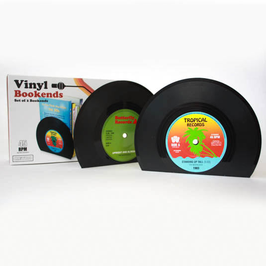 Novelty Vinyl Bookends