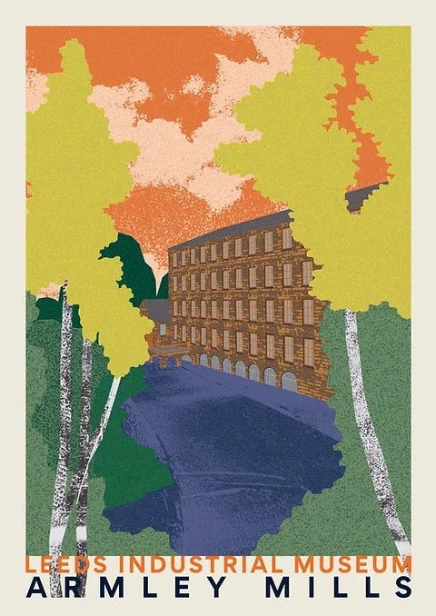 Armley Mills A3 Print - Ellie Way