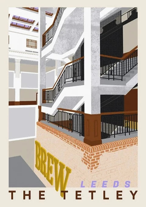 The Tetley A3 Print - Ellie Way