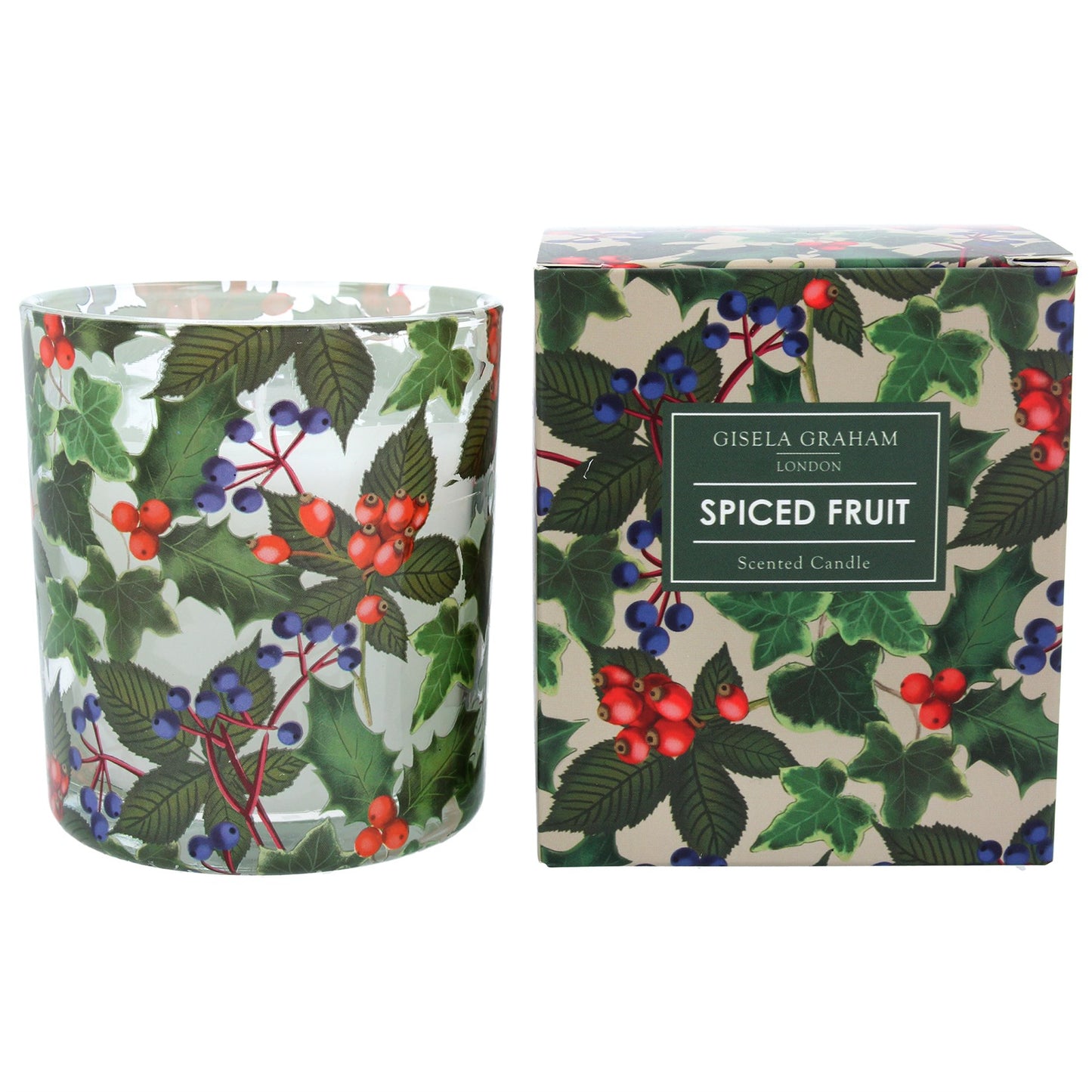 Holly, Blueberry boxed candle pot, large